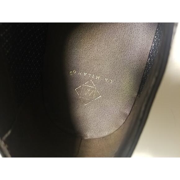 LA Milano Palmer Wingtip Oxford Shoes Mens Size 12 Black Sneaker Largo A124014K main image 5